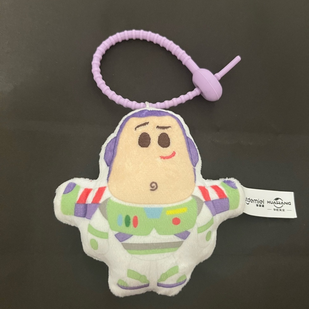 Buzz Lightyear Plush Keychain by - Purple and Green
